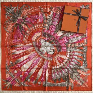 NWT Hermes Danse Pacifique Silk Scarf